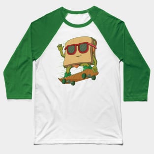 Skater Sandwich Baseball T-Shirt